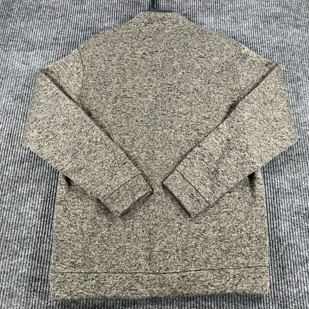Eddie Bauer Pullover Fleece Mens Large Green Long Sleeve 1/4 Snap Casual New - Picture 14 of 14